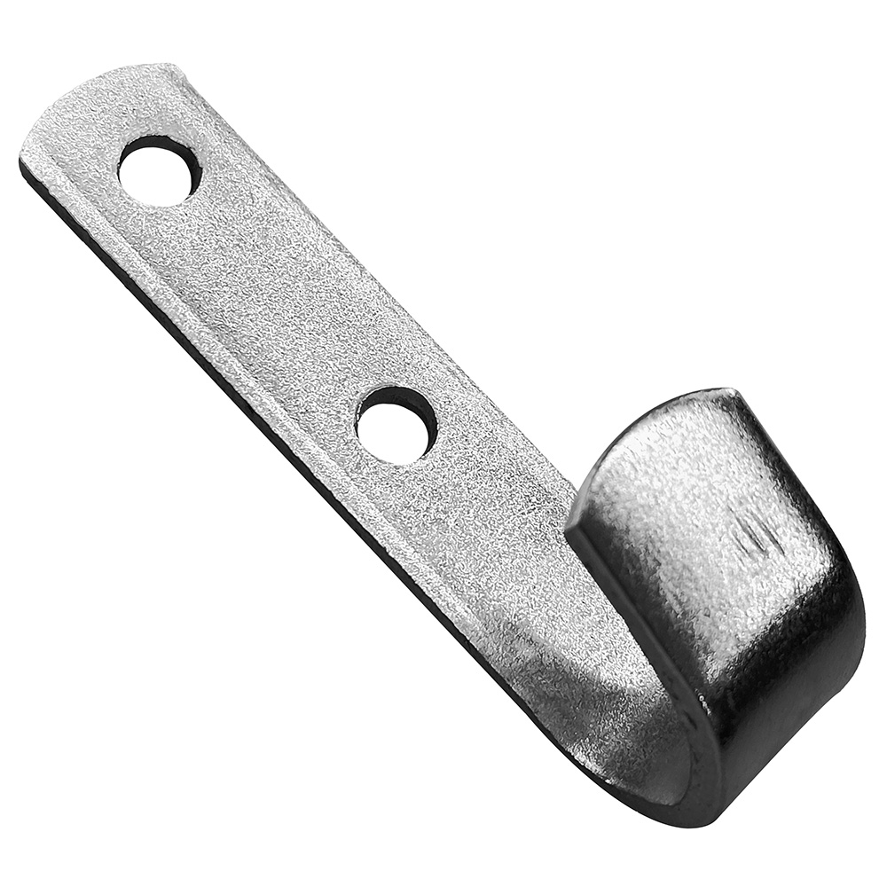 HAK UNIWERSALNY ZAGIĘTY STALOWY UCHWYT GARAŻOWY NA DROBIAZGI 90x30 HMU90 DOMAX