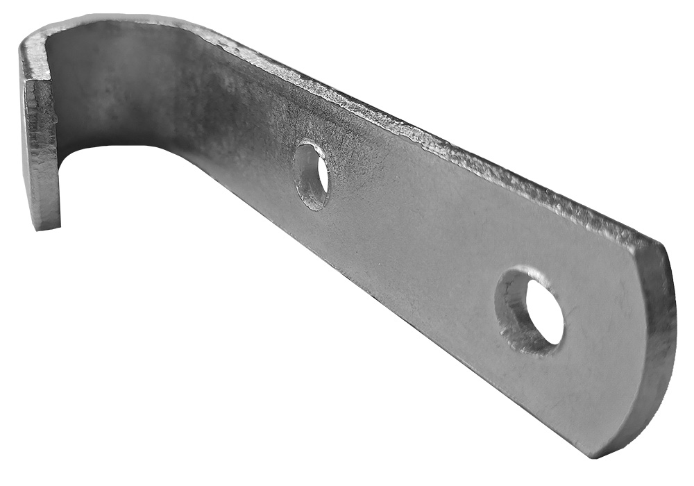 HAK UNIWERSALNY ZAGIĘTY STALOWY UCHWYT GARAŻOWY NA DROBIAZGI 90x30 HMU90 DOMAX