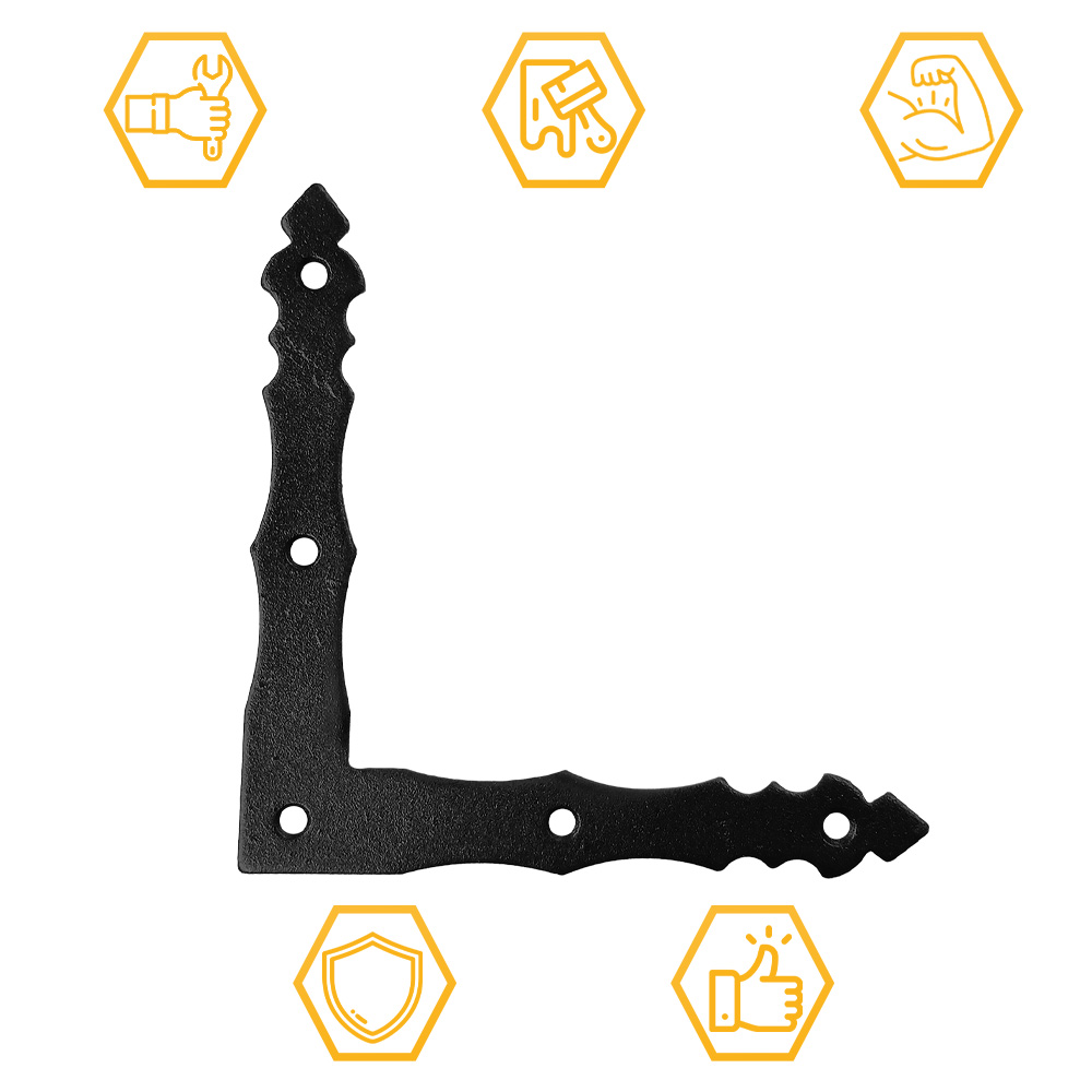 NAROŻNIK OZDOBNY PŁASKOWNIK DO OKIEN OŚCIEŻNIC DRZWI 100x100x15 DOMAX