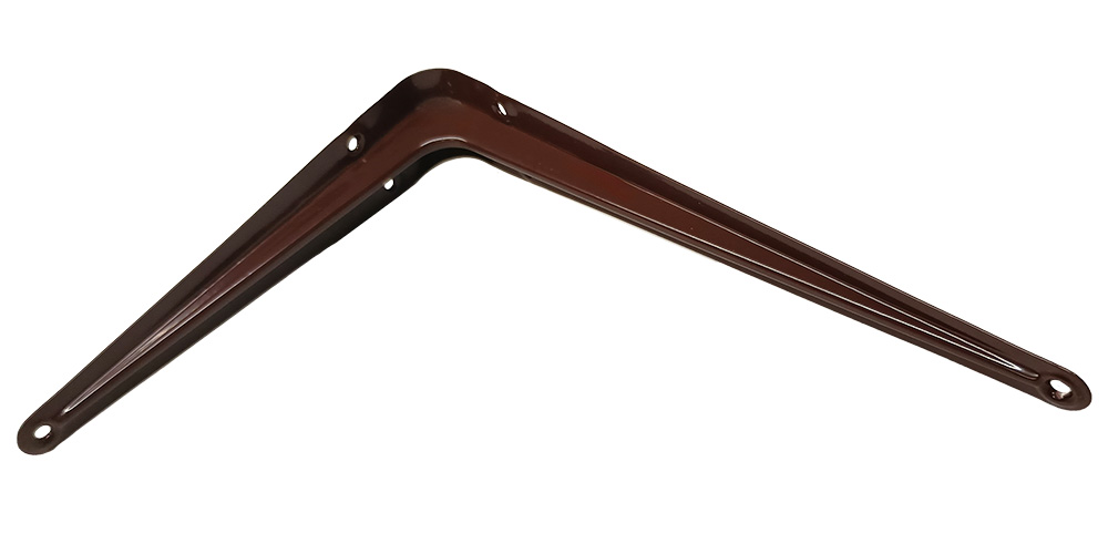 WSPORNIK PÓŁKI BRĄZOWY WZMOCNIONY 225x175 PODPORA STALOWY WS225/175 DOMAX