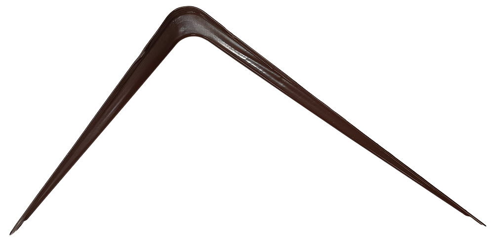 WSPORNIK PÓŁKI BRĄZOWY WZMOCNIONY 225x175 PODPORA STALOWY WS225/175 DOMAX