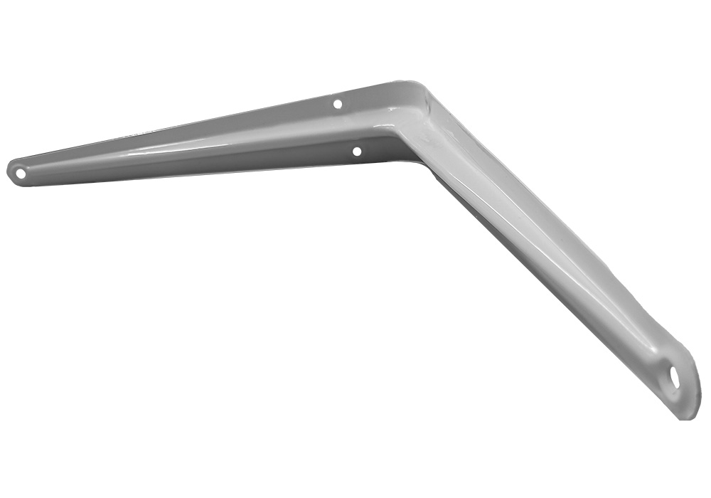 WSPORNIK PÓŁKI BIAŁY WZMOCNIONY 400x350 PODPORA STALOWY WS400 DOMAX