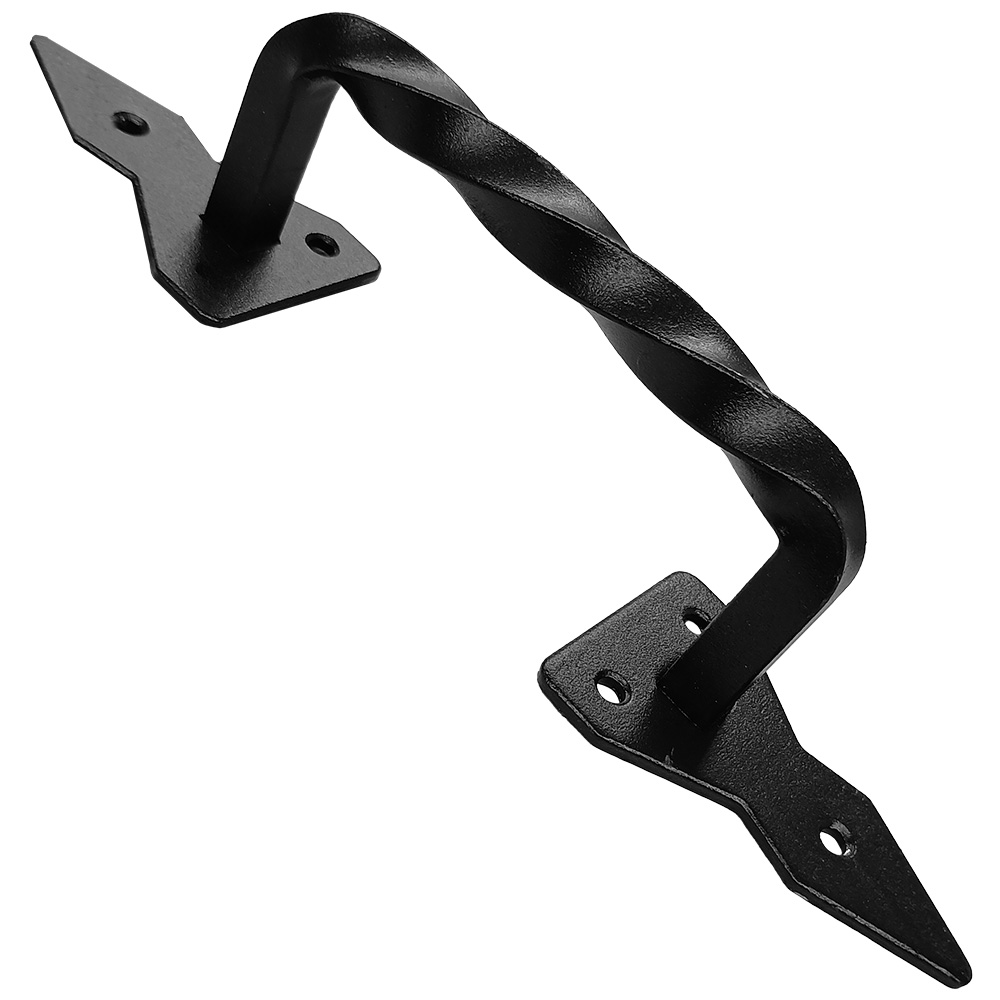 Uchwyt ozdobny czarny do drzwi UZD130 Domax