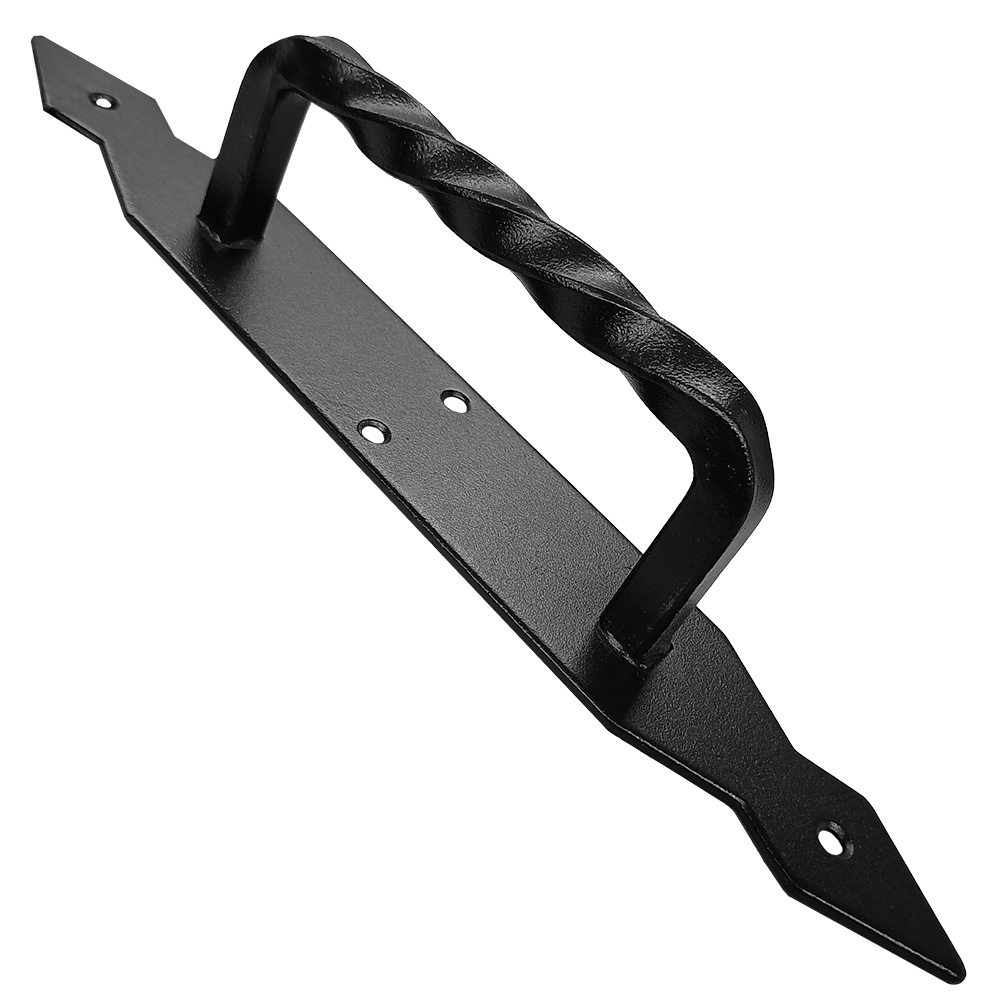 Uchwyt ozdobny czarny do drzwi UZR130 Domax