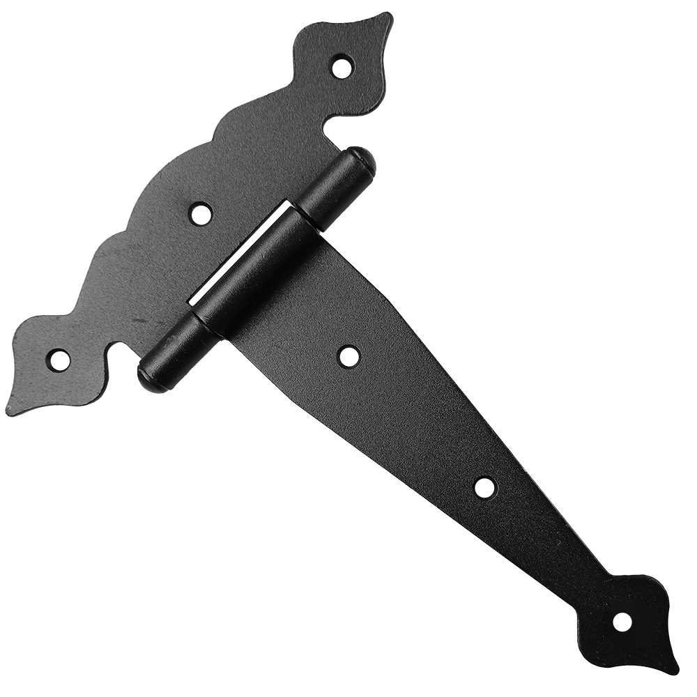 Zawias ozdobny czarny trójkątny